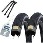 Schwalbe 2er Set Fahrradreifen Billy Bonkers Schwarz Faltreifen 50-406 20x2,00 + Reifenheber