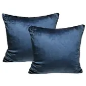 Jack 2er Set Teddy Flausch Kissen 40X40CM in blau | Gr.: 50x50 cm
