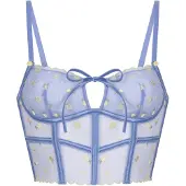 Hunkemoller Bustier Harriet Blau
