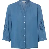 Marie Lund Bluse in blau | Gr.: 34