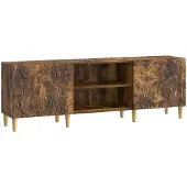 vidaXL TV-Schränk 150 x 31 x 50 cm Geräucherte Eiche Holzwerkstoff