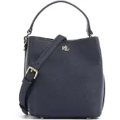 Ralph Lauren für Damen. 431969365003 Kleiner Reese Beuteltasche aus marineblauem Crossover-Leder (OSFA), Lässig