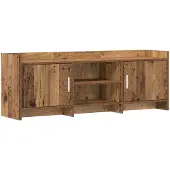 vidaXL TV-Schränk 130 x 33 x 47 cm Altholz Holzwerkstoff