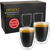 Creano 4er Set 250ml PREMIUM-GLÄSER GASTRO-QUALITÄT, spülmaschinenfestes Glas | Gr.: onesize