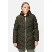 Camel active Wattierte Jacke mit abnehmbarer Kapuze in Waldgrün | Gr.: 48