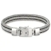 KUZZOI Armband 925 Sterling Silber in Silber | Gr.: 23 cm