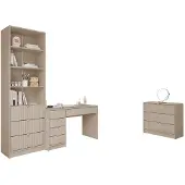 Mirjan 24 Wohnzimmer-Set Tireno V, Wohnzimmer vom Hersteller (Farbe: Sandbeige)