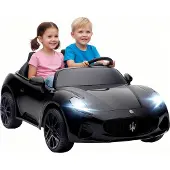 AIYAPLAY Kinder Elektroauto 12V 2-Sitzer Kinderauto mit Fernbedienung, 2 Motorn