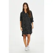 Kaffe Kleid Regular fit black white