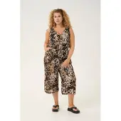 KAFFE CURVE Overall Loose fit leopard