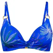 Triumph Bikini-Oberteil Summer Tropics 10226539 Blau