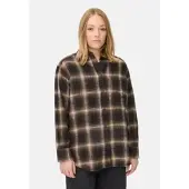 Camel active Baumwollbluse mit Brusttasche in Kaviar | Gr.: XXL
