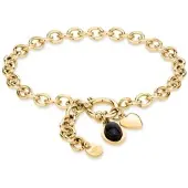 FYNCH-HATTON Armband Heart x Cabochon in gold | Gr.: onesize
