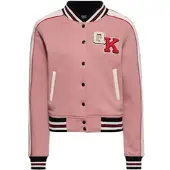 Queen Kerosin Collegejacke Star in rosa | Gr.: XS