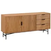 Home24 Sideboard KNIVS 2 Türen in Eiche | Gr.: onesize