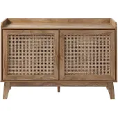 CALICOSY 2-türiges Sideboard aus Rattangeflecht, B 110 cm – PALMO