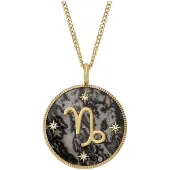 Fossil - Gold-plated necklace Capricorn Written in the Stars JF04847710