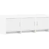 vidaXL TV-Schränk 130 x 33 x 47 cm Weiß Holzwerkstoff
