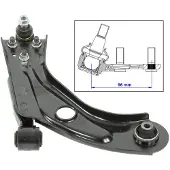 Moog Querlenker, Radaufhängung PE-WP-14686 Vorderachse, rechts, vorne
