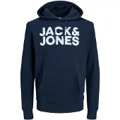 Jack & Jones Kapuzensweatshirt "JJECORP LOGO SWEAT HOOD NOOS", Baumwollmischung, regular fit