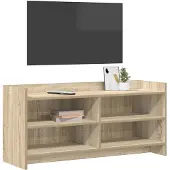 vidaXL TV-Schränk 100 x 33 x 47 cm Sonoma-Eiche Holzwerkstoff
