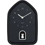 Karlsson – Moderne Kitty-Wanduhr – Schwarz – Ø29,1 cm