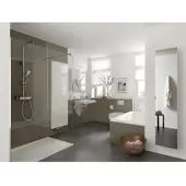 Hsk Renodeco Aluverbund Wandverkleidung 100x255cm, Struktur- Hochglanz und Uni-Dekore