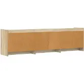 vidaXL TV-Schränk 168 x 33 x 47 cm Sonoma-Eiche Holzwerkstoff