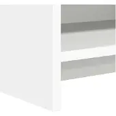 vidaXL TV-Schränk 168 x 33 x 47 cm Weiß Holzwerkstoff