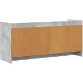 vidaXL TV-Schränk 102 x 33 x 47 cm Betongrau Holzwerkstoff