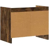 vidaXL TV-Schränk 60 x 33 x 47 cm Geräucherte Eiche Holzwerkstoff