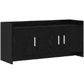 vidaXL TV-Schränk 102 x 33 x 47 cm Schwarze Eiche Holzwerkstoff