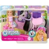 Mattel Barbie Family & Friends Chelsea und Pony, Puppe