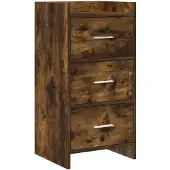 vidaXL Sideboard Geräucherte Eiche 40 x 36 x 80 cm Holzwerkstoff