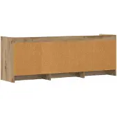 vidaXL TV-Schränk 130 x 33 x 47 cm Artisan-Eiche Holzwerkstoff