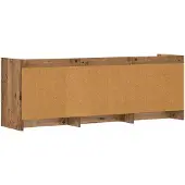 vidaXL TV-Schränk 130 x 33 x 47 cm Altholz Holzwerkstoff