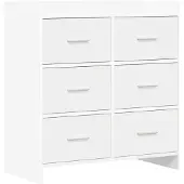 vidaXL Sideboard Weiß 75 x 33 x 80 cm Holzwerkstoff