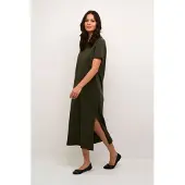 Kaffe Kleid Regular fit Forest Night dark green