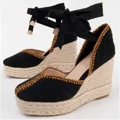 Montevita Wedge Sparto Balenci12 Schwarz