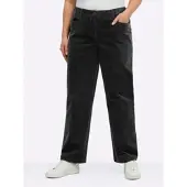 Sheego Cord-Hose in schwarz | Gr.: 56