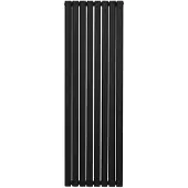 MonsterShop Oval Röhrenheizkörper - 1600mm x 480mm - Schwarz
