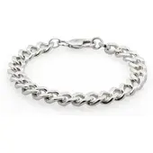 KUZZOI Armband 925 Sterling Silber in Silber | Gr.: 23 cm