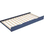 Happy Garden Bettschublade MARCEAU, dunkelblau, Kiefer, 190x94x21,5cm, mit Rollen und Lattenrost, Gästebett