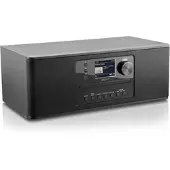 PEAQ PDR 370 BT-B Internetradio, DAB+ Radiotuner, FM Tuner, Internet-Radio, DAB+, FM, Internet Radio, DAB, Bluetooth, Schwarz