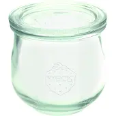 Weck Gläser Tulpenform 746, 370 ml (6x Einmachgläser, Marmeladengläser) 58309