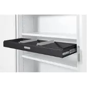 Schaffenburg Auszugregal »Claudius« 80 cm silber