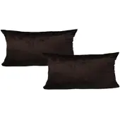 Jack 2er Set Teddy Flausch Kissen 30x50cm in braun | Gr.: 40x40 cm