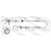 FEBEST Sensor, Raddrehzahl 19606-002
