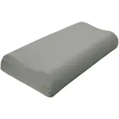 TRAUMSCHLAF Universal Bezug für Nackenstützkissen L-XL, Höhe 11-14 cm | grau - grau