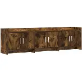 vidaXL TV-Schränk 168 x 33 x 47 cm Geräucherte Eiche Holzwerkstoff